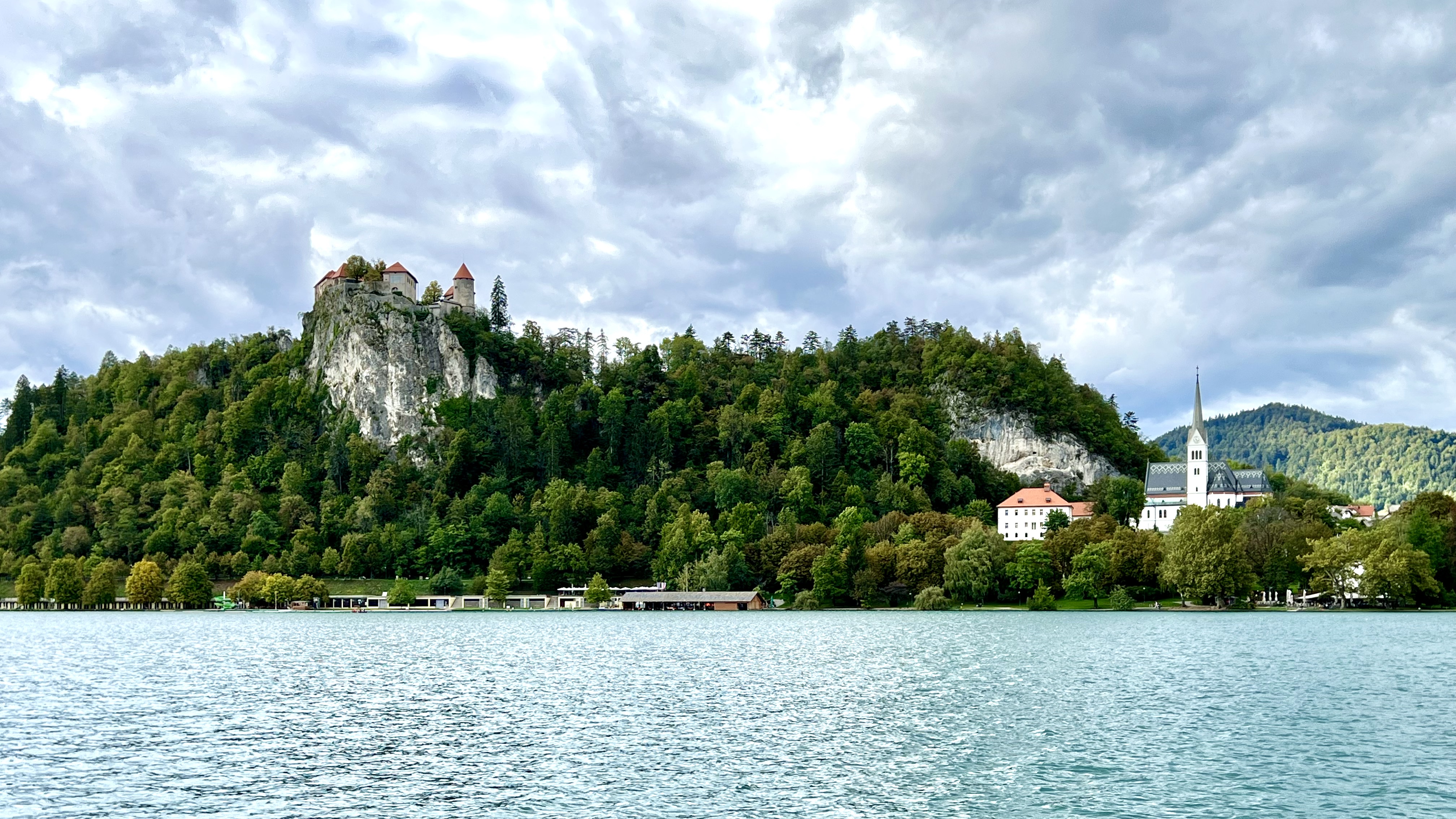 Slovenia's Lake Bled has a 1,000-year-old castle and several Baroque and Neo-Gothic churches.
