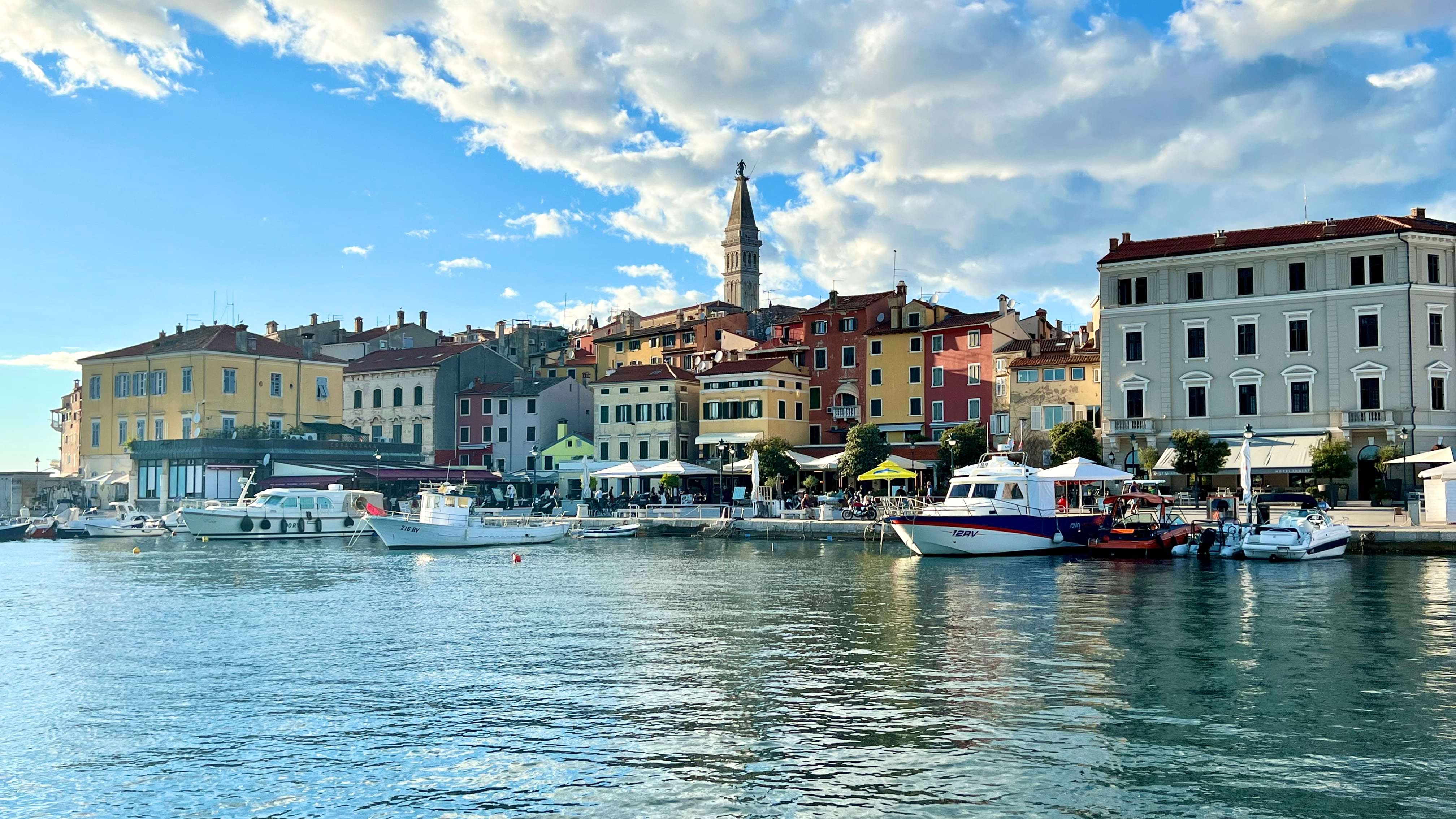 The romantic seaside town of Rovinj in Croatia’s Istria region.